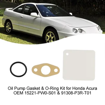 Artudatech yağ pompası Conta ve O-ring Seti 15221-PW0-S01 ve 91308-P3R-T01 Honda Acura için Araba Aksesuarları