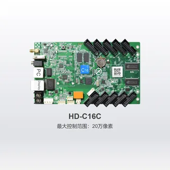 Asenkron Kart HD-C16 HUB75 veri arayüzü RGB tam renkli led ekran kontrol kartı, 112x1024 piksel, WİFİ LAN USB kontrol kartı