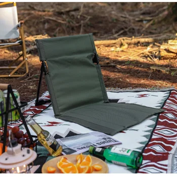 Açık Kamp katlanır sırtlı sandalye Katlanabilir Parkı Piknik Seyahat Tek tembel sandalye Arkalığı Yastık Yürüyüş Balıkçılık sırtlı sandalye