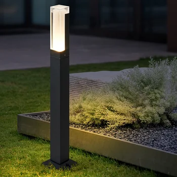 Açık su Geçirmez çim lambası Modern Minimalist Villa bahçe ışıkları topluluk avlu Yolu LED peyzaj aydınlatması AC110 / 220V