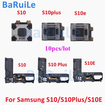 BaRuiLe 10 adet Kulaklık Alıcısı ve Hoparlör Flex SamsungGalaxy S10 artı S10e Kulak Hoparlör Flex Kablo ve Zil Hoparlör
