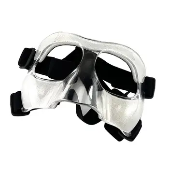 Basketbol Maskesi Erkekler için Ayarlanabilir Elastik Kayış Hafif Burun koruma kalkanı Koruyucu Yüz Kapatma Spor Maskesi