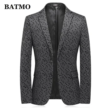 BATMO 2020 yeni varış sonbahar rahat Balıksırtı blazer erkekler, erkek günlük ceketler, artı boyutu M-4XL 561