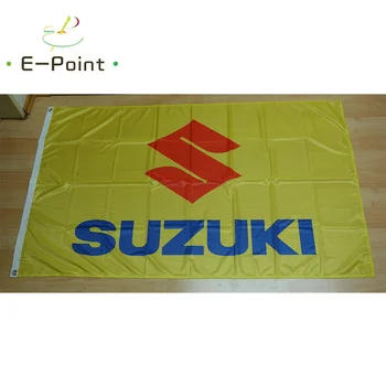 Bayrak Suzuki Sarı 2ft*3ft (60*90 cm) 3ft*5ft (90*150 cm) boyutu Noel Süslemeleri Ev için Bayrak Afiş Hediyeler