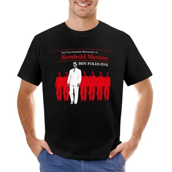 Ben Kıvrımlar Beş - La biographie olmayan autorisée de Reinhold Messner-Albüm Sanat T-Shirt özel t shirt siyah t shirt erkek t shirt