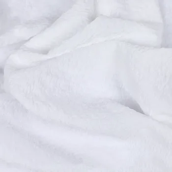 Beyaz Pamuk Keten Kumaş Kabarcık Pilili Kumaş DIY Yamalar Arka Plan Etekler Giysi Tasarımcısı Kumaş Geniş 150 cm Metre Tarafından Satılan