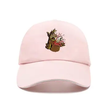 Bir Korku beyzbol şapkası Alf Eğlenceli Alien Cadılar Bayramı Sıçramak Kan Katze Katzen Komik Rahat beyzbol şapkası s