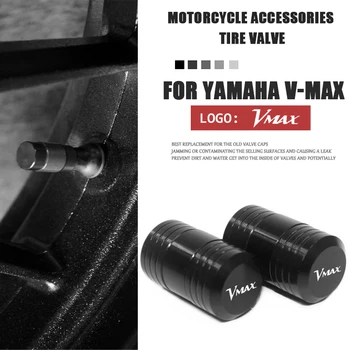bir çift YAMAHA V-MAX VMAX 1200 1700 Motosiklet Aksesuarları Tekerlek CNC lastik supap gövdesi Kapaklar Hava Geçirmez kapak VMAX1200 VMAX1700