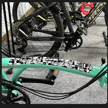 Bisiklet Zinciri Koruma Çıkartmalar Çerçeve Koruyucu Çizilmeye Dayanıklı Bisiklet Zinciri Guard Kapak Chainstay Koruyucu MTB Aksesuarları