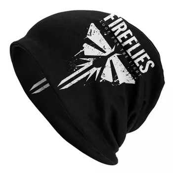 Bize Ateşböcekleri Skullies Beanies Caps Unisex Kış Sıcak Örme Şapka Erkek Kadın Yetişkin Kaput Şapka Açık Kayak Kap