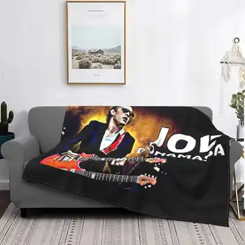 Bonamassa Süper Sıcak Yumuşak Battaniye Atmak Kanepe / Yatak / Seyahat Müzik Grubu Gitar Joe Bonamassa
