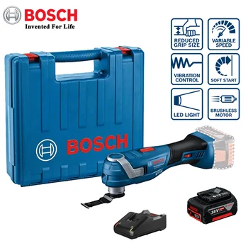 Bosch Akülü Salınımlı Çok Aracı GOP 185-Lı Fırçasız Evrensel Hazine 18V Şarj Edilebilir Kesme Makinesi Elektrikli El Aletleri