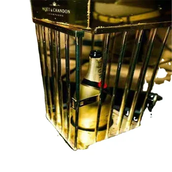 Botella de champán MOET LED en forma de jaula glorificadorCD