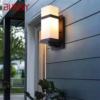 * BUNNY açık duvar aplikleri lambası klasik ışık su geçirmez IP65 ev sundurma Villa için LED