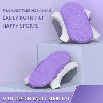 Büküm Bel Disk Kurulu Vücut Geliştirme İnce Twister Plaka Silikon Kaymaz Ped Ayak Masajı Kilo Yakma Spor Plakaları