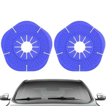 Dayanıklı araba ön cam sileceği Delik Koruyucu Kapak Silecek Toz Geçirmez Koruma Alt Kol Yaprakları Enkaz Önleme Kapağı