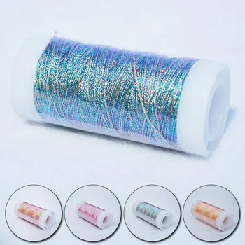 Dikiş İpliği Glitter Çapraz Dikiş İpliği Dikiş İpliği Dokuma Nakış İpliği Örgü İpek Hattı Tekstil Metalik İplik