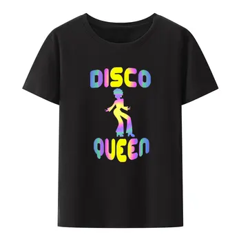 Disko 70s 80s Disko Temalı Modal T Shirt Erkek Kadın Yaz Kısa kollu O-boyun Nefes Üstleri Unisex Moda Hipster Streetwear