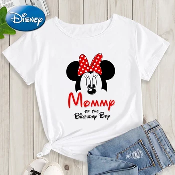 Disney Minnie Mouse Kadın T-Shirt Kızlar için Mickey Tees Anime Cosplay Donald Ördek Tişörtleri Ropa De Mujer Harajuku Gömlek Femme