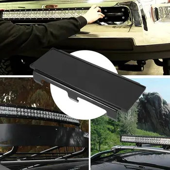 Düz kavisli LED ışık Bar kamyon için Siyah üzerine 52 inç Koruyucu Kapak