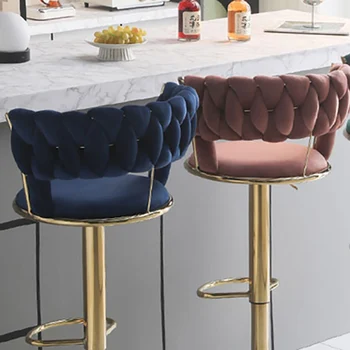 El Dinlenme Yükseltici Sandalye Restoran Lüks Tasarım Mutfak Yemek Ayarlanabilir Yükseklik Döner Sandalyeler Modern Yemek Muebles Mobilya