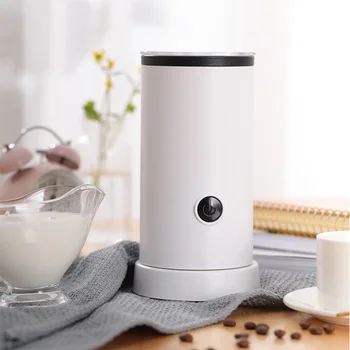 Elektrikli süt köpürtücü Makinesi İsıtıcı 550W Otomatik Süt Hızlı Isıtma 240ML Paslanmaz Çelik İç köpük makinesi Aile Giderleri