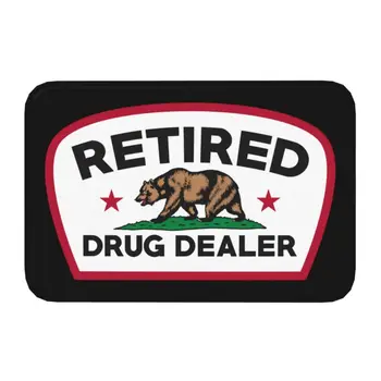 Emekli Uyuşturucu Satıcısı Paspas Kaymaz Giriş Banyo Mutfak Zemin kapı paspasları Komik California Garaj Halı Halı Ayak Pedi