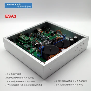 ESA3 ES9038PRO çift çekirdekli USB Bluetooth IIS DSD dengeli DAC ses şifre çözücü