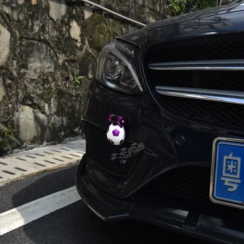 Futbol Topu Yarış Tow Römork Kanca Evrensel Arabalar İçin Sticker Dekorasyon Futbol çekme Kancası