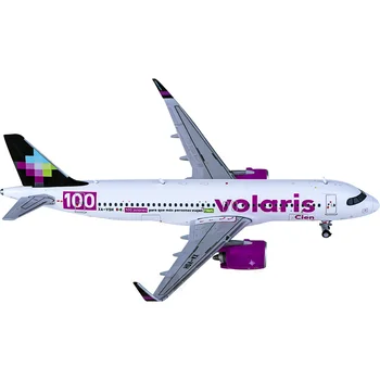 Geminijets 1: 400 Ölçekli GJVOI2132 Volaris Airbus A320neo XA-VSH Minyatür Döküm Uçan Spinner Uçak Modeli Hediye Oyuncak Çocuk İçin