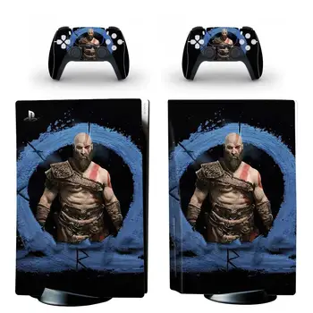God of War PS5 Standart Disk Baskı Cilt Sticker Çıkartma Kapak PlayStation 5 Konsolu ve Denetleyici PS5 Cilt Sticker Vinil