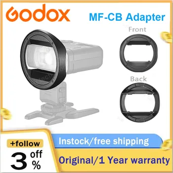 Godox MF-CB Yuvarlak Halka Adaptörü Godox MF12 MF12-K2 Makro Flaş İşığı Speedlite Aksesuarları Maç Godox AK-R1 Serisi Parçalar