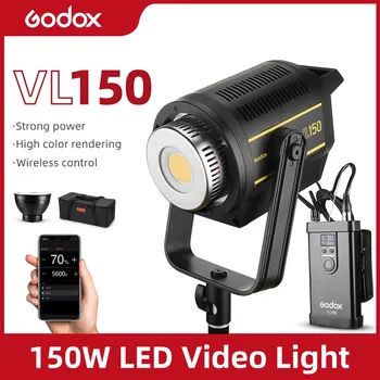Godox VL150 VL-150 150 W 5600 K beyaz Versiyonu LED Video ışığı sürekli çıkış Bowens Dağı stüdyo ışığı App desteği