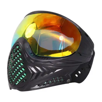 HPAT Paintball Maskesi Yumuşak PE ve Sert Naylon Termal Anti-Sis Gözlüğü Koruyucu Maske Güvenlik Taktik Airsoft Ekipmanları