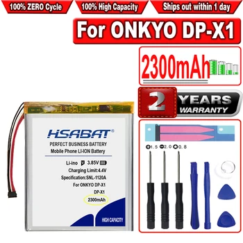 HSABAT 2300mAh Pil ONKYO DP-X1 XDP-300R 100R Oynatıcı Akümülatör 5 Telli