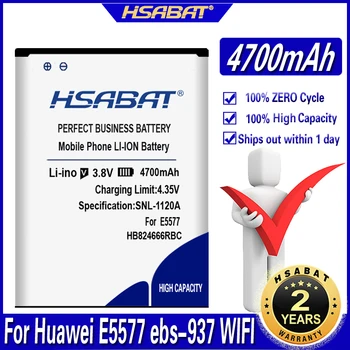 HSABAT 4700 mAh HB824666RBC Pil İçin Huawei E5577 ebs-937 WIFI yönlendirici