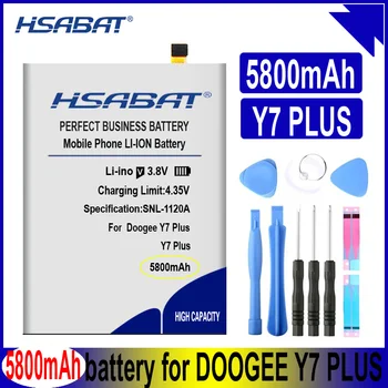 HSABAT BAT48755080 5800mAh Pil DOOGEE Y7 Artı Akıllı Telefon
