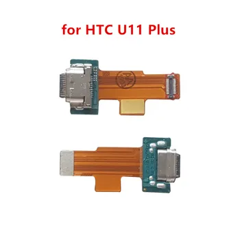 HTC U11 Artı USB şarj aleti Port yuva konnektörü PCB kartı Şerit Flex kablolu telefon ekran onarım yedek parça