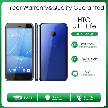 HTC U11 Ömrü 3GB 32GB Yenilenmiş-Orijinal Unlocked Telefon 5.2 inç 2600mAh wifi Cep Telefonu Ücretsiz Kargo