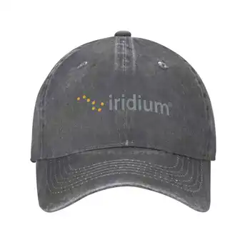 Iridium Communications Inc Logo Baskı Grafik Rahat Kot kap Örme şapka beyzbol şapkası