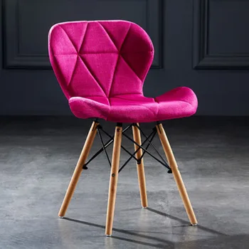 Iskandinav Ev yemek sandalyesi Tasarım Makyaj Modern Minimalist Yemek sandalyesi Yatak Odası Rahatlatıcı Muebles De Cocina Ev Eşyaları WZ