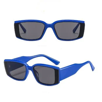 Kare Güneş Gözlüğü Kadın 2023 Marka Tasarımcı Gözlük Kadınlar İçin / Erkekler Vintage Dikdörtgen Gözlük Oculos De Sol UV400
