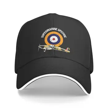 Klasik Supermarine Spitfire beyzbol şapkası Yetişkin RAF Warbird Askeri WW2 Uçak Uçak Ayarlanabilir Baba Şapka Kadın Erkek Hip Hop