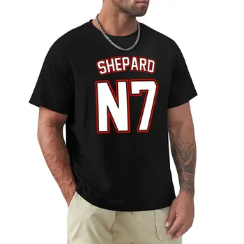 Komutan Shepard Forması / Mass Effect Atletik Forması / Beyaz Yazı T-Shirt eşofman erkek uzun t shirt