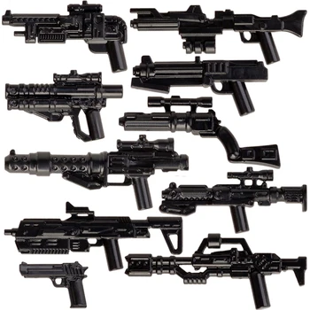 Koruit Film Serisi SW Silahlar 4cm Rakamlar Blaster MOC Aksesuarları Yapı Taşları tuğla oyuncaklar Çocuklar İçin Eğitici Hediyeler