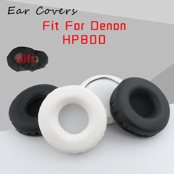 Kulak Pedleri Denon HP800 Kulaklık Kulak Yastıkları Yedek Kulaklık kulaklık yastığı PU Deri Sünger Köpük