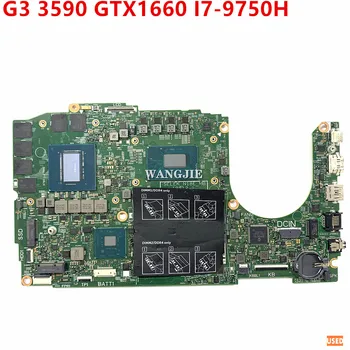 Kullanılan CN-0FMG64 0FMG64 FMG64 Dell G3 3590 Laptop Anakart 18821-1 İle N18E-G0-A1 GTX1660 I7-9750h CPU DDR4 100%