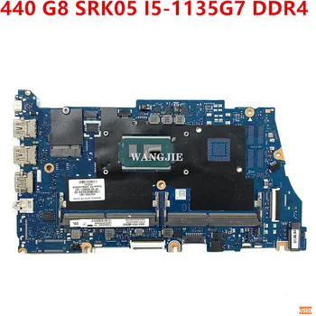 Kullanılan DAX8QAMB8D0 HP ProBook 440 G8 Laptop Anakart SRK05 I5-1135G7 DDR4 M21702-601 M21702-001 M28807-601 100 % Çalışma