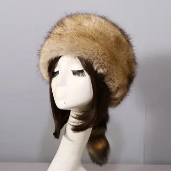 Kış şapka yuvarlak kadın Şapka termal kap Kamp Kasketleri seyahat için