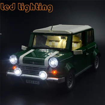 Led ışık ing Kiti İçin 10242 MİNİ Cooper MK VII Retro Araba Led Creator Uzman DIY Oyuncak Tuğla (Sadece led ışık Kiti)